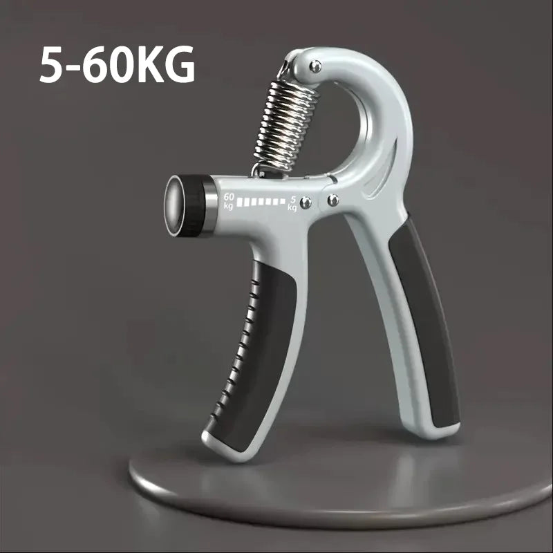 5-60Kg Adjustable Hand Grip Strengthener Hand Grip Trainer with Counter Wrist Forearm and Hand Exerciser for Muscle Building